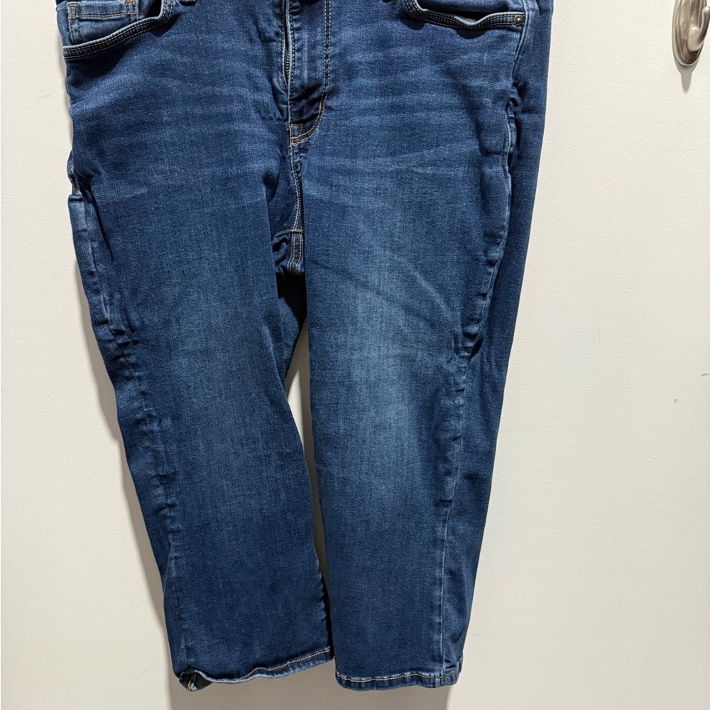 Lane Bryant women's Relaxed Fit Capri's - Deep Blue